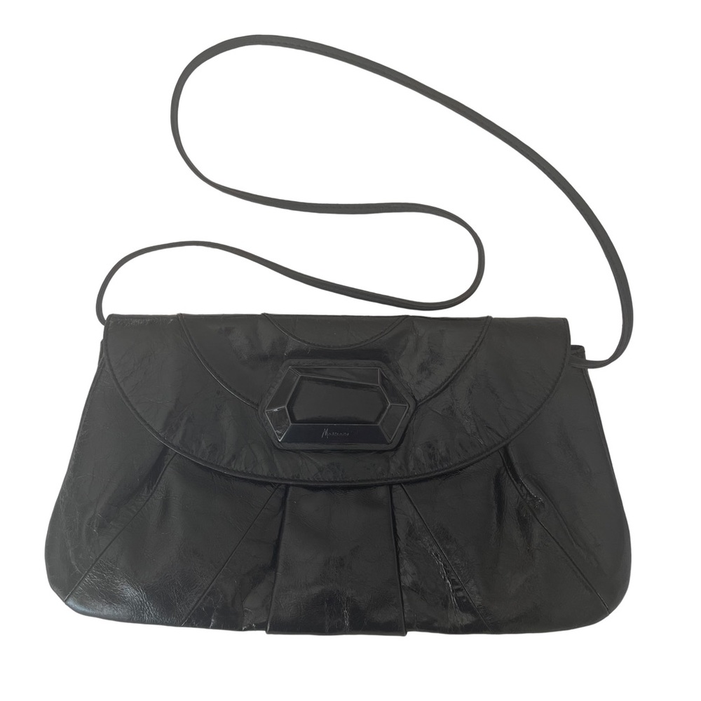 Marciano Black Leather Crossbody Purse. Like New